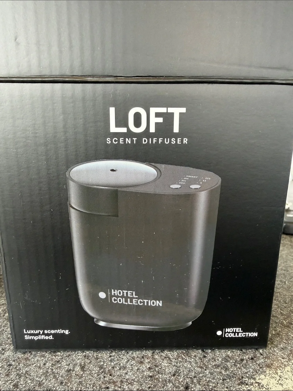 Hotel Collection Matte Black Portable Scent Diffuser